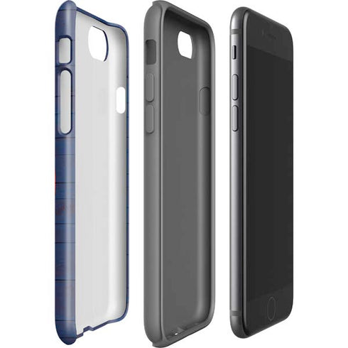Guam Flag Dark Wood iPhone SE (2nd & 3rd Gen) Pro Case